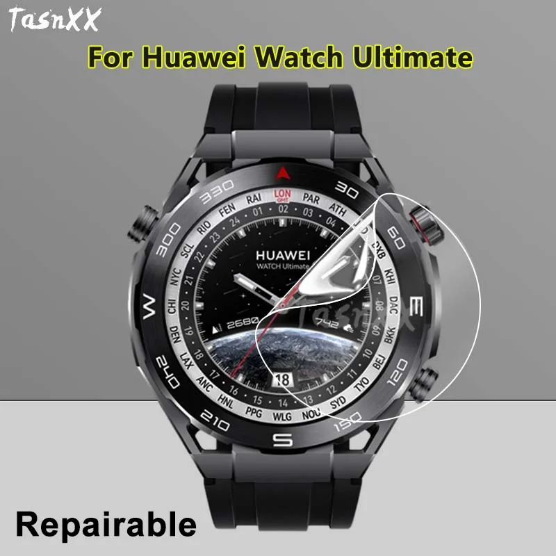 

Ultra Clear Slim Screen Protector For Huawei Watch Ultimate GT Cyber Soft TPU Repairable Hydrogel Front Film -Not Tempered Glass