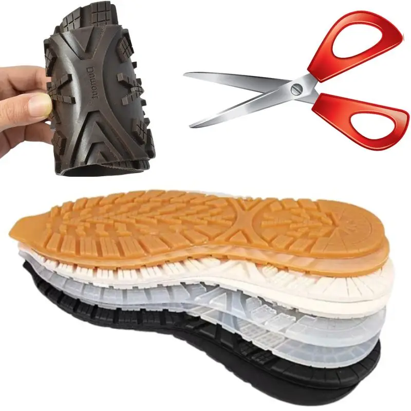 Non-Slip Sole Stickers Rubber Shoe Soles Shoes Pads Wear-resistant Sole Stickers Replaceable Sole Repair Outsole Handmade Repair