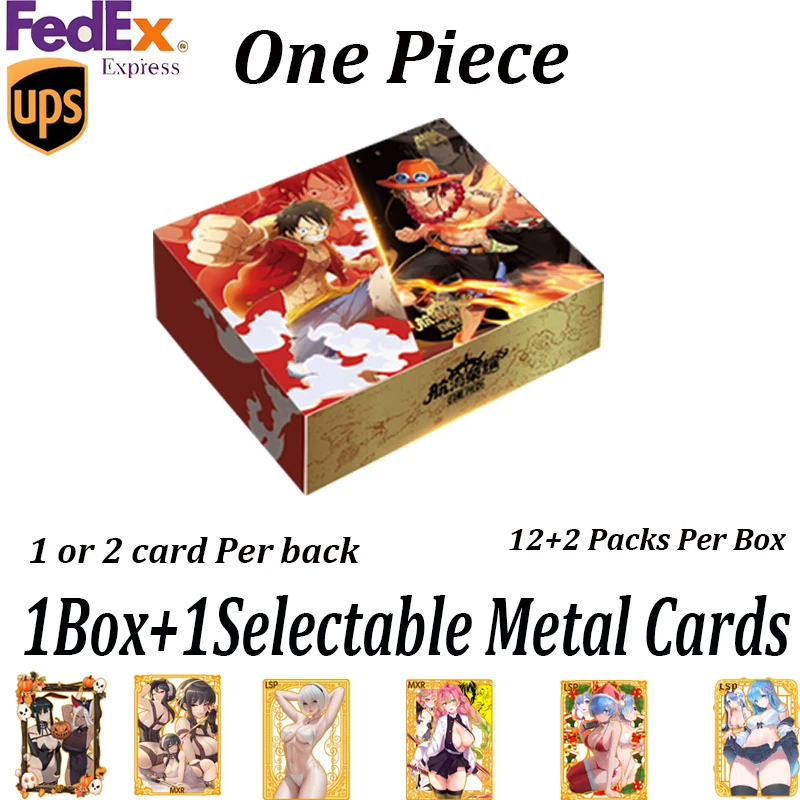 

New One Piece Cards Maica Wave 3 Maritime Glory Anime Luffy Zoro Nami Chopper Franky Rare EX Collection Cards Kids Birthday Gift