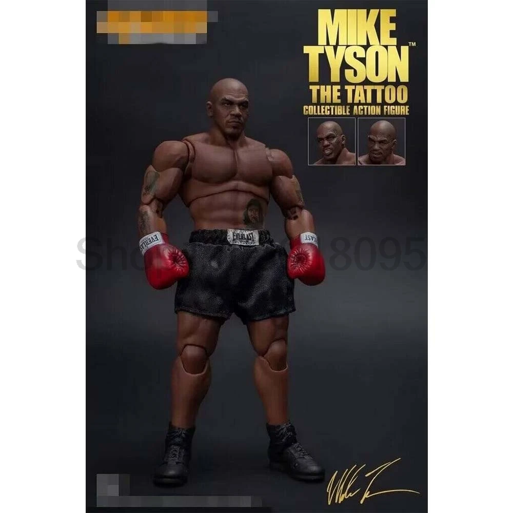 

3 Head Face Storm Toys Boxing Boxer Champion Mike Tyson Final Round Mike Tyson Action Figure Model Toys Room Decoration
