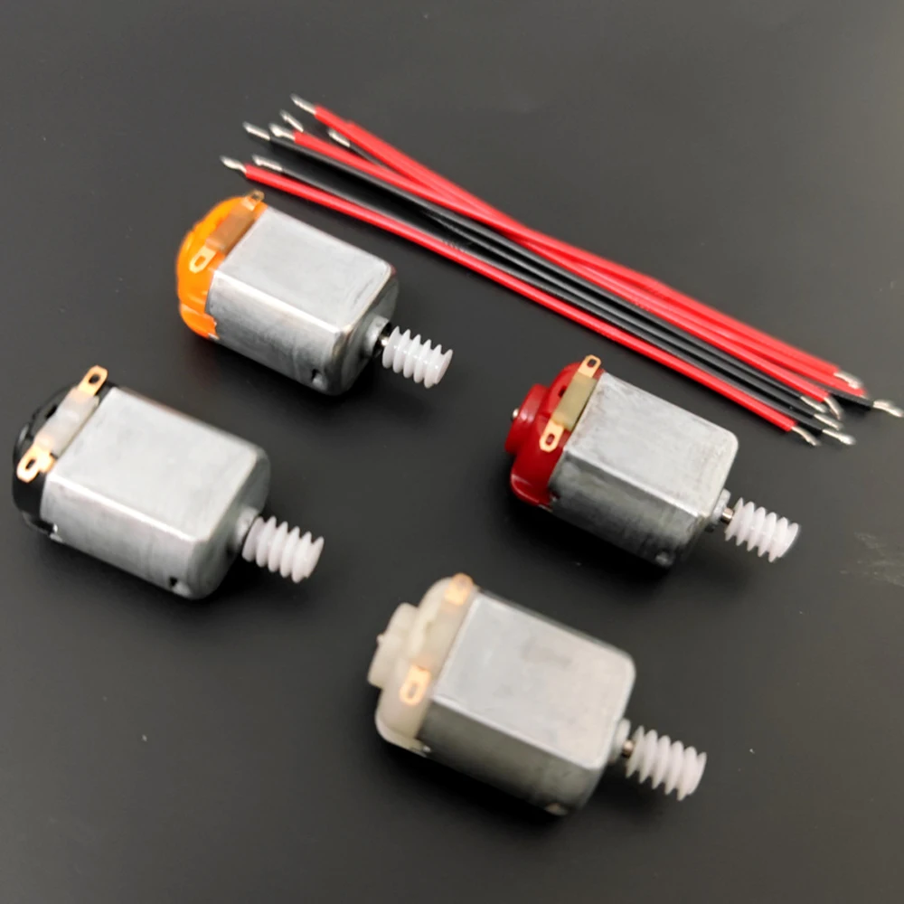 4PCS DC2.4-6V Gear Motor Low Medium High Speed DC Motor for Remote Control Car Toy with Cable 6000RPM 12000RPM 15000RPM 20000RPM