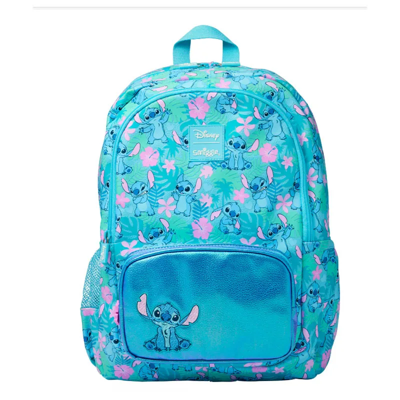 New Australia 42*30cm Smiggle Schoolbag Disney Mermaid School Bag Anime Backpack Cartoon Backpack Children Girls Birthday Gifts