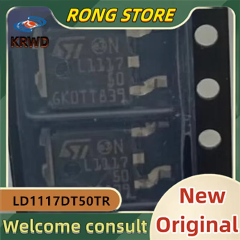 

(5 шт.) L1117-50 новый и оригинальный чип IC LD1117DT50TR LD1117DT50 LD1117 TO-252
