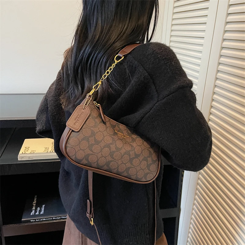 

Модная элегантная женская кожаная сумка, роскошная сумка через плечо, дизайнерская классическая сумка для современных дам