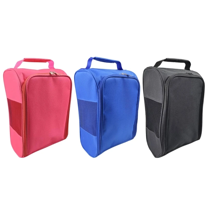 

yunyun Portable Golf Shoe Bag Zippered Shoe Bags With Ventilation for Sock-Tees