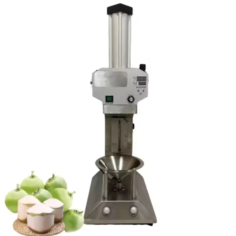 Abridor de coco comercial, perforador Manual, abridor de coco verde con pelado y cortar cuchillo de coco