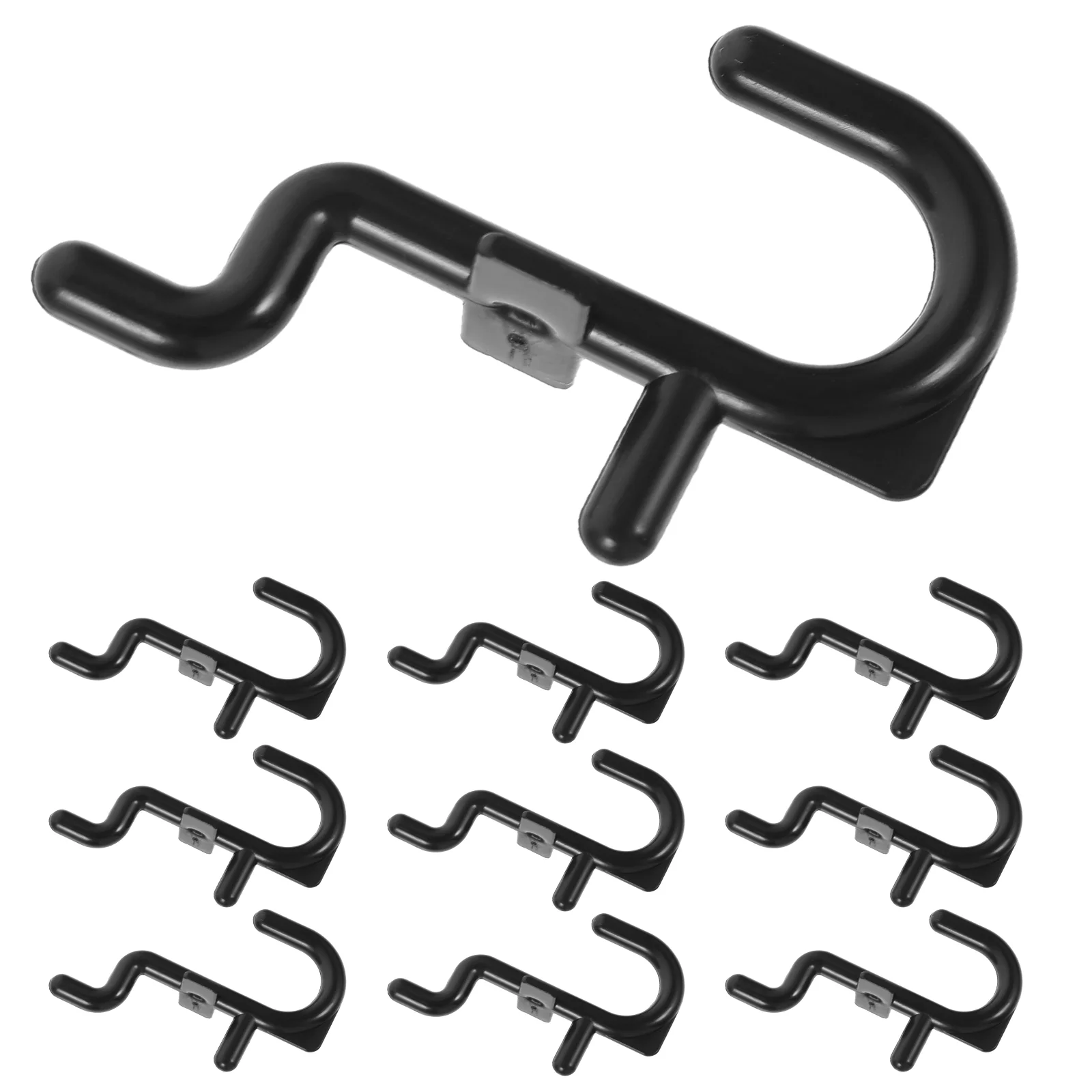 

20 Pcs Plastic Hook Peg Fixer Board for Pegboard Garage Tool Utility Hooks Pegs Storage