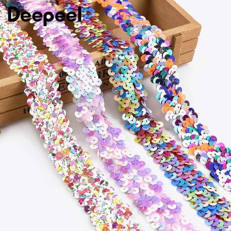 растяжка блестками