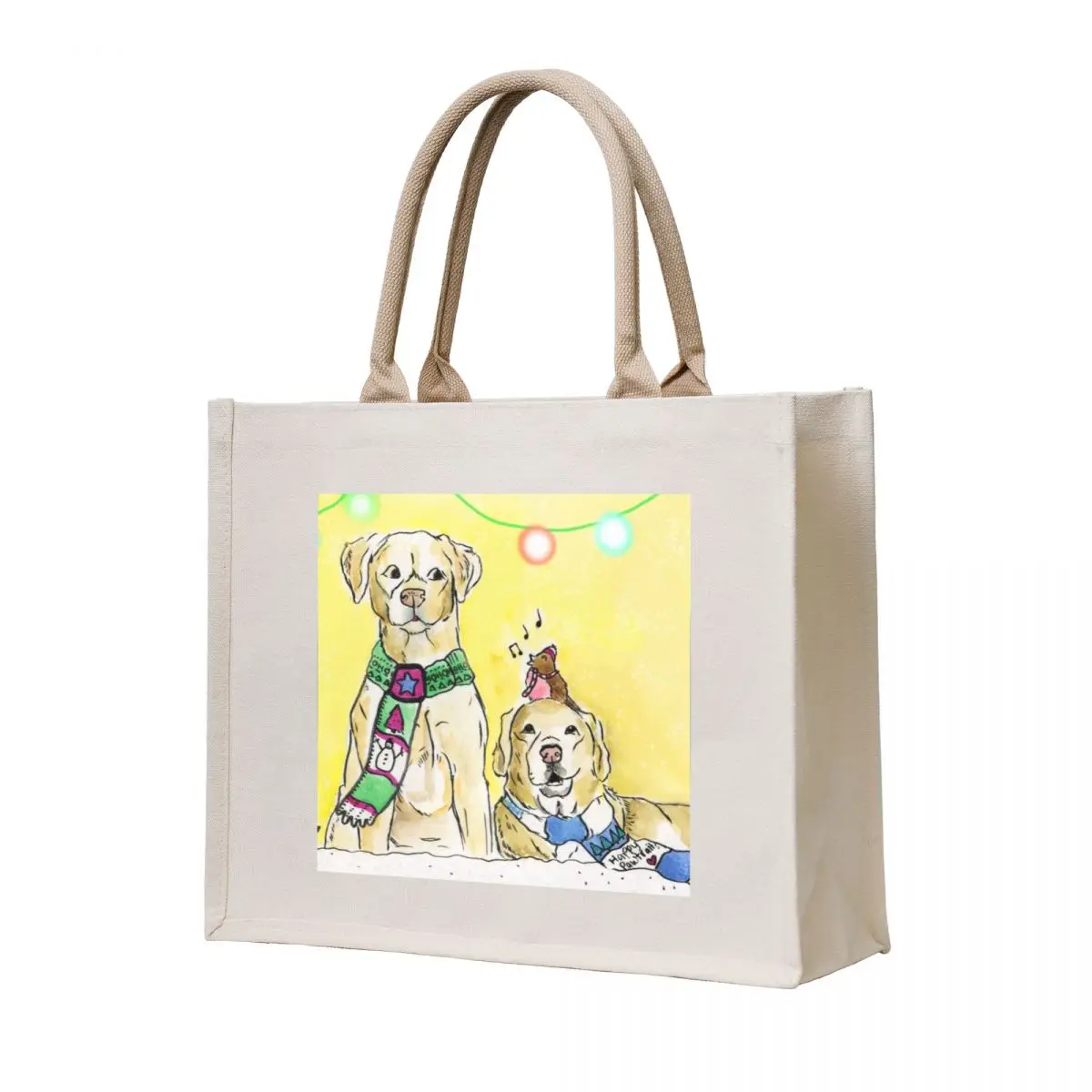 

Christmas Friends Tote Bag canvas tote bags custom canvas bag Women's tote bag