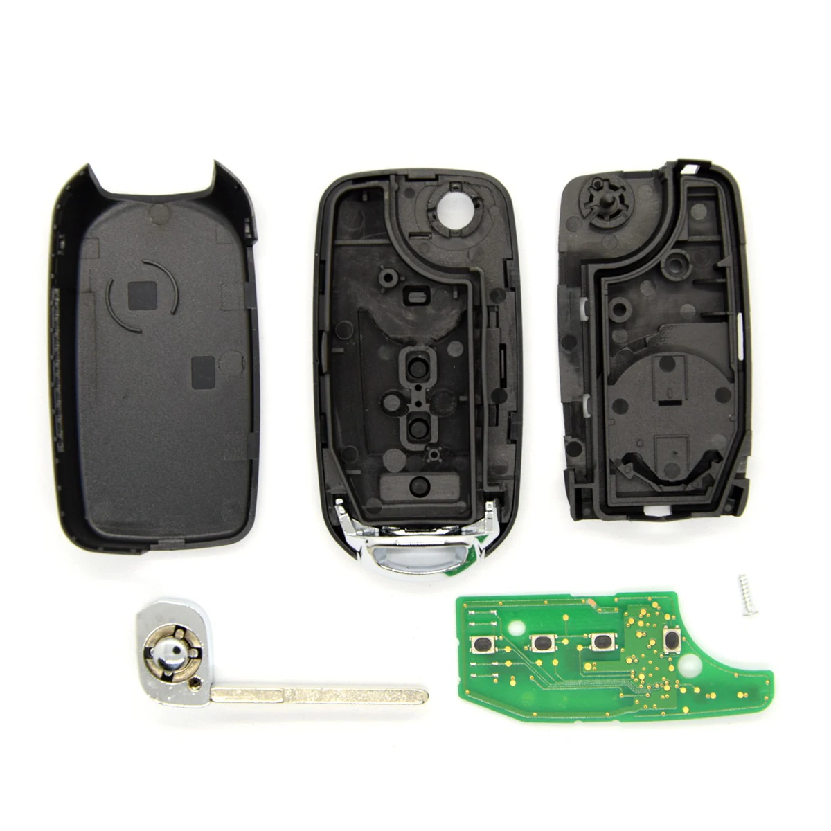 BEST KEY Car Remote Key For Fiat 500X Egea Tipo 2016-2018 433.92FSK 4A Hitag-AES Chip Use Orginal Factory PCB Flip Smart Key