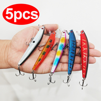 Topwater Popper Saltwater Fishing 10cm-9g Floating Bait-Built-in Metal Ball Hard Bait Artificial Wobblers Plastic Fishing Tackle