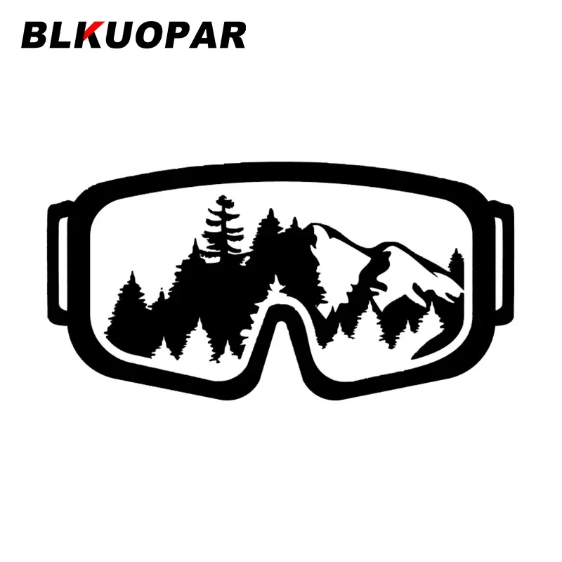 BLKUOPAR For Diving And Mountain Car Stickers Personality Sunscreen Vinyl Decal Car Door Protector Creative Die-cut Graphics