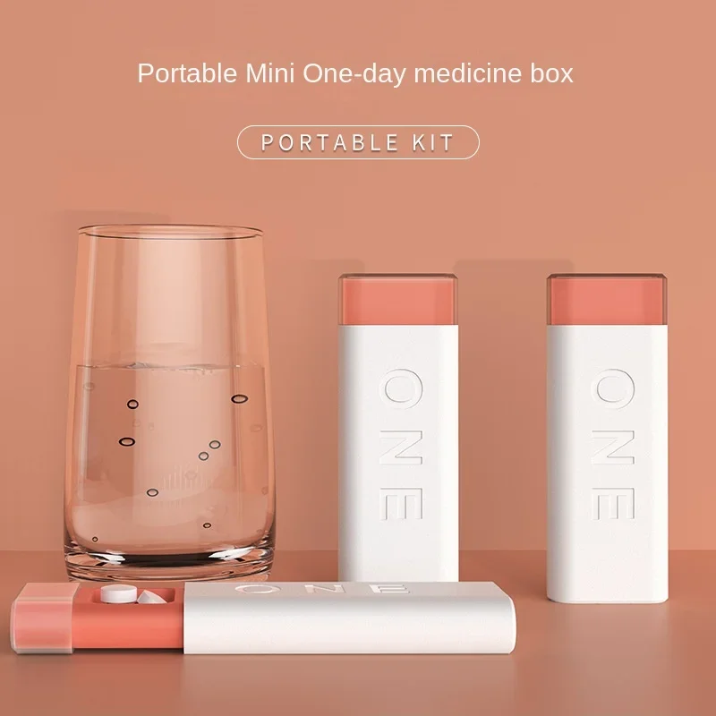 Portable Mini Daily Packaging Medicine Box, Fresh Air Carrying Packaging Medicine Pill Sealed Box