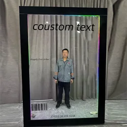 Magazine Photo Booth With Led Light Birthday Party Magazine Photo Booth Box Enclosure Magazine Box Photography Background