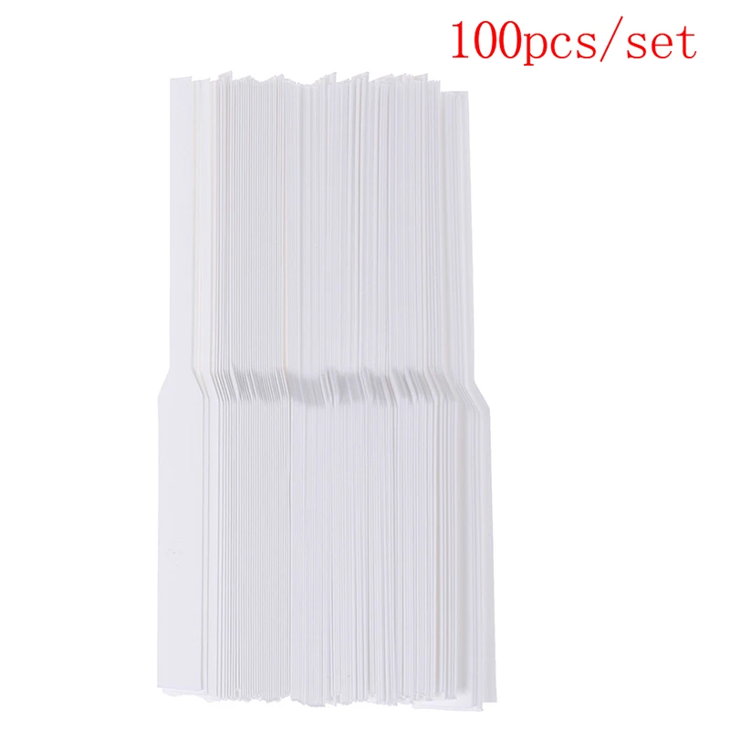 100pcs/pack 130*12mm White Perfume Essential Oils Test Paper Strips Aromatherapy Fragrance Testing Strip