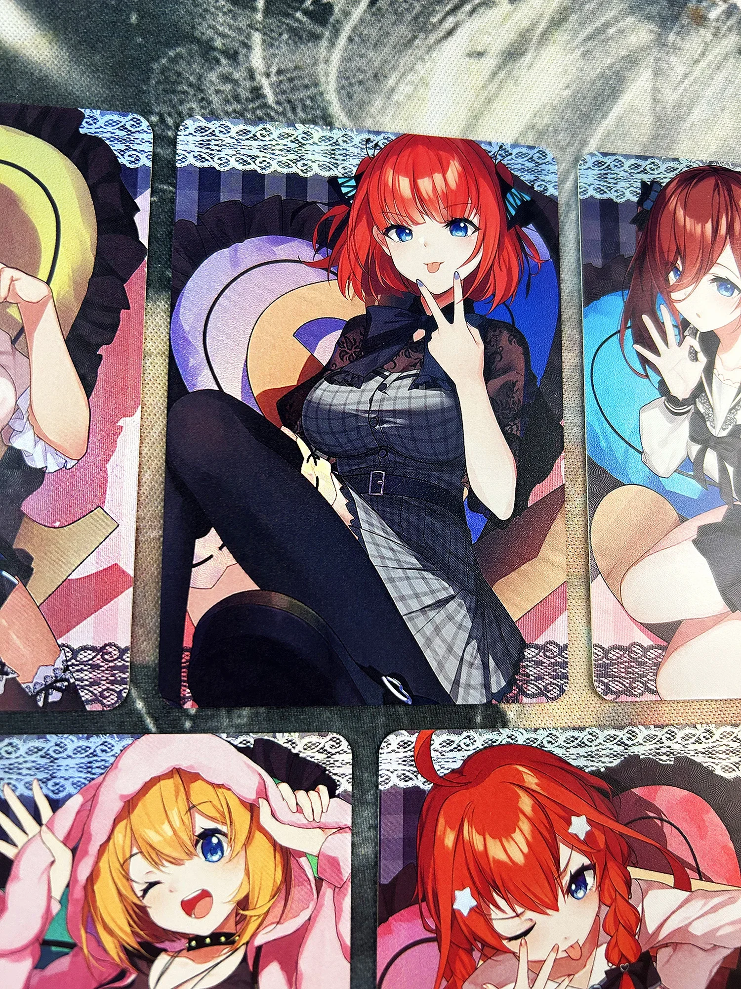 

The Quintessential Quintuplets Diy Self Control Collect Signature Trading Flash Card Anime Cartoon Original Series Gift