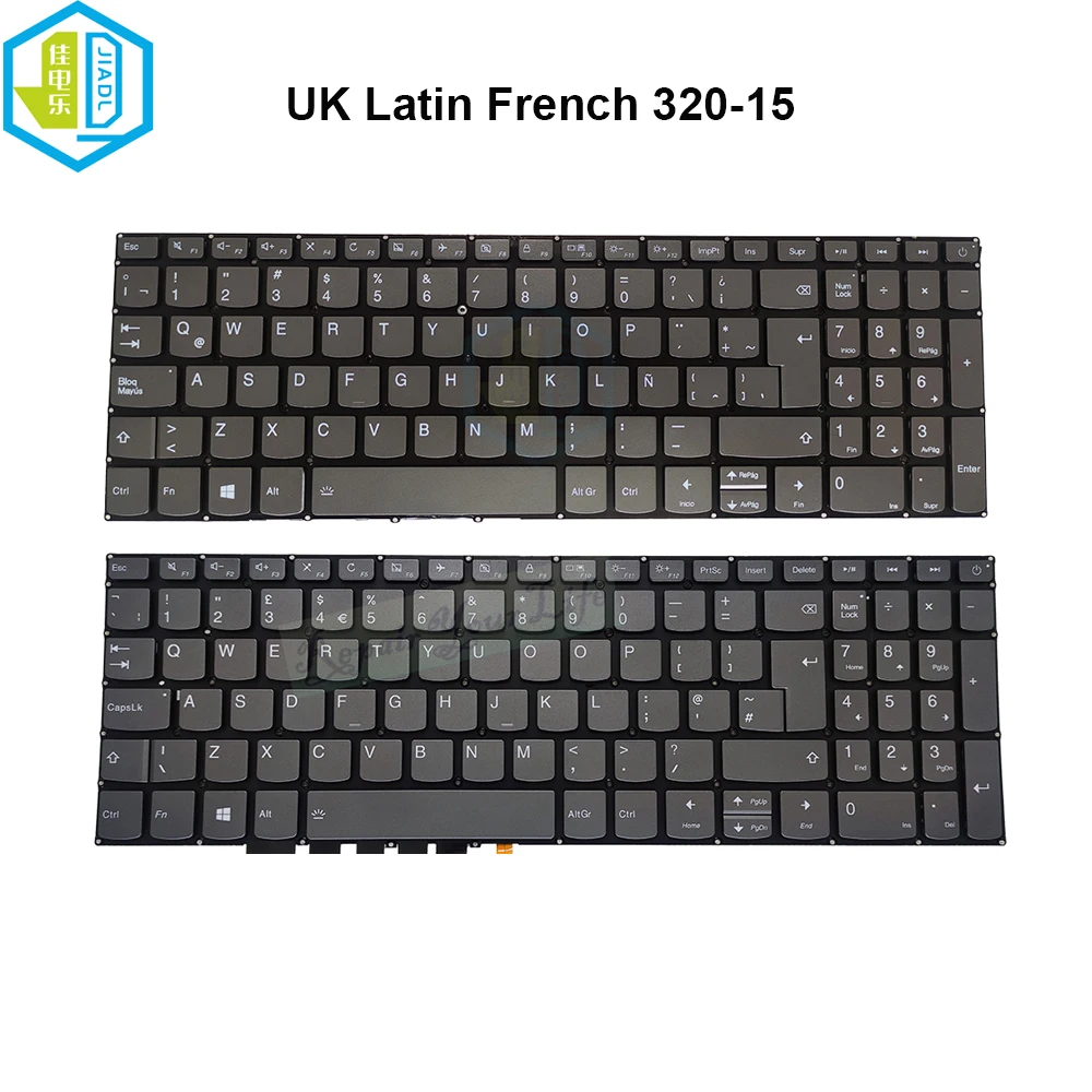 UK Latin French AZERTY keyboard Backlight For Lenovo 320-15IKB 320-15AST IdeaPad S145-15AST L340-15IWL 17IRH Notebook PC5CPB-FR