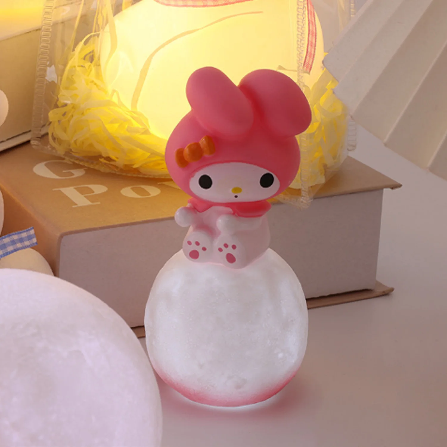Cartoon Light Ball Handmade Night Light Birthday Cake Atmosphere Light Internet Celebrity Bed Light Gift for Girlfriend Birthday