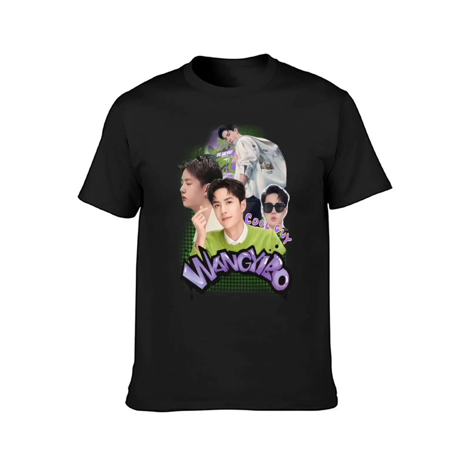 Wang Yibo One and Only T-Shirt hippie clothes customs design your own oversized t shirts for men