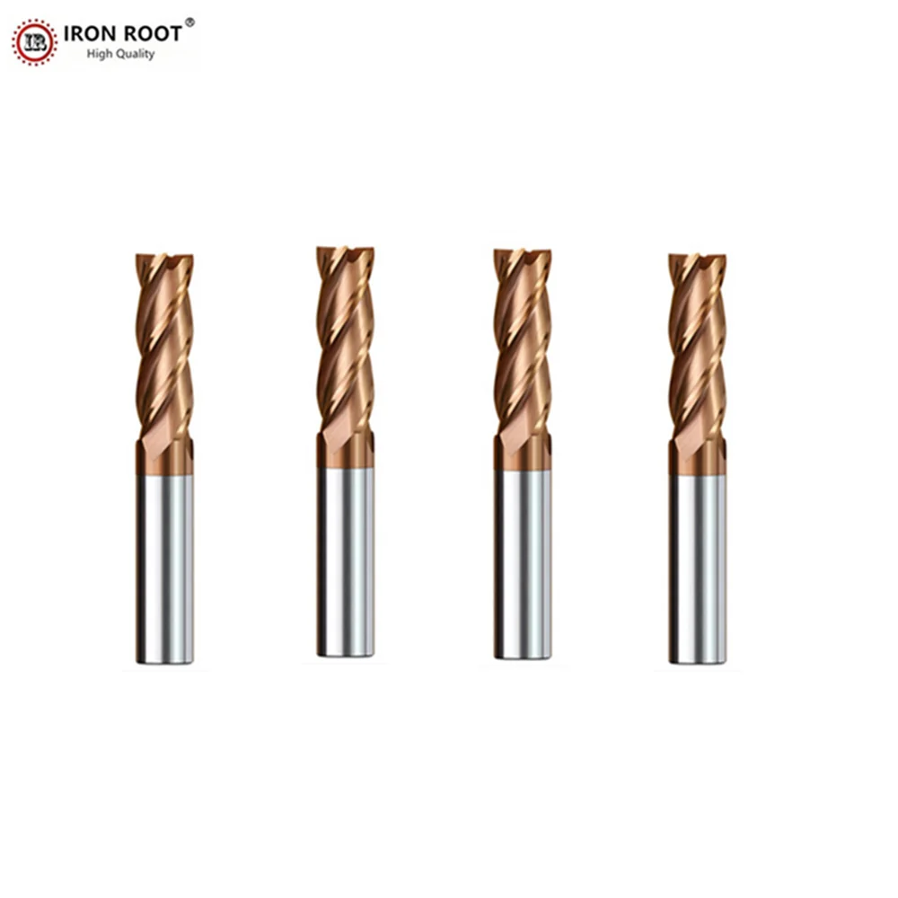 

High quality Iron Root Tungsten Steel Cutter, HRC58,4-Blade Ball End Carbide End Mill,CNC Milling Cutter,Ball End Mill 10mm-12mm