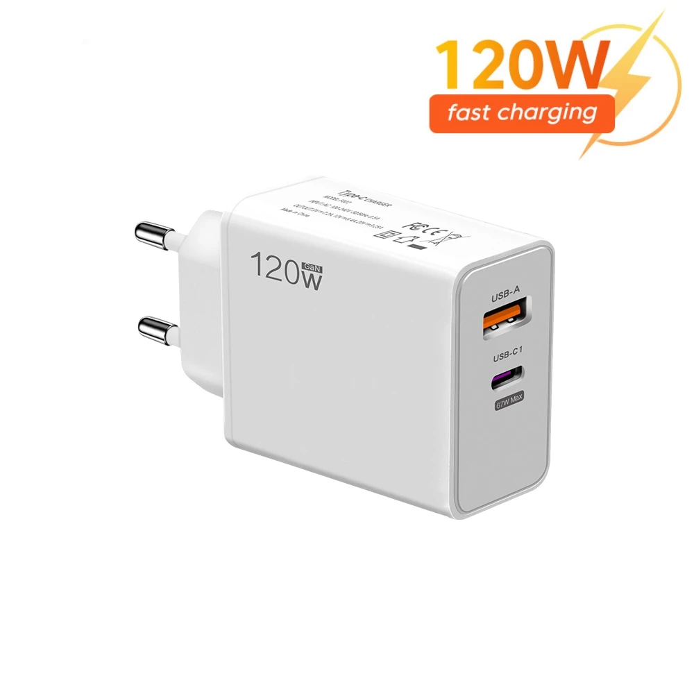 Olaf PD120W +USB Fast Charging Phone Charger QC3.0 Charger Adapter For Huawei Xiaomi Samsung Iphone Cellphone Devices