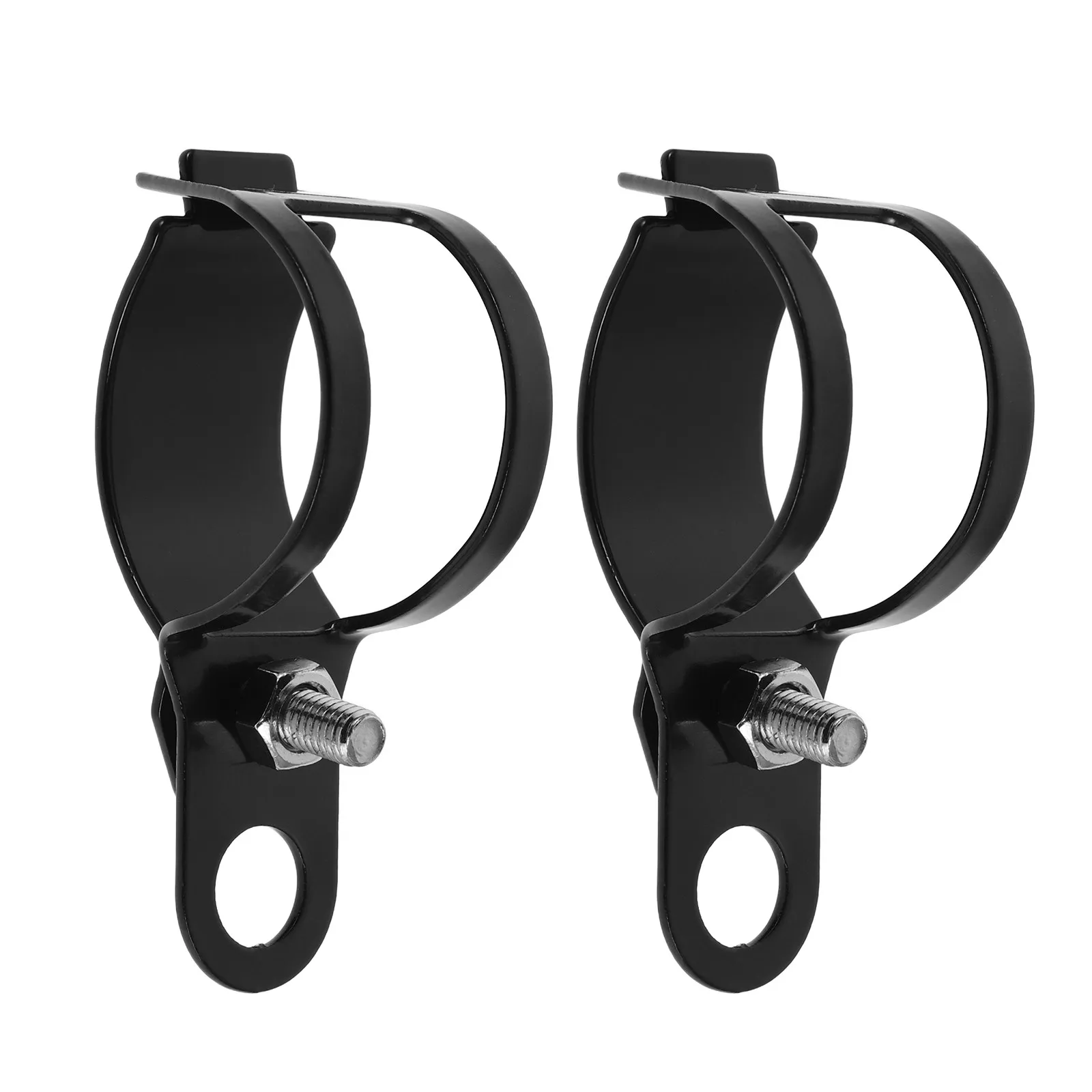 2Pcs Motorcycle Turn Signal Mount Bracket Sturdy Metal Construction for Front Forks Side Mount Rear Turn Signals Weatherproof