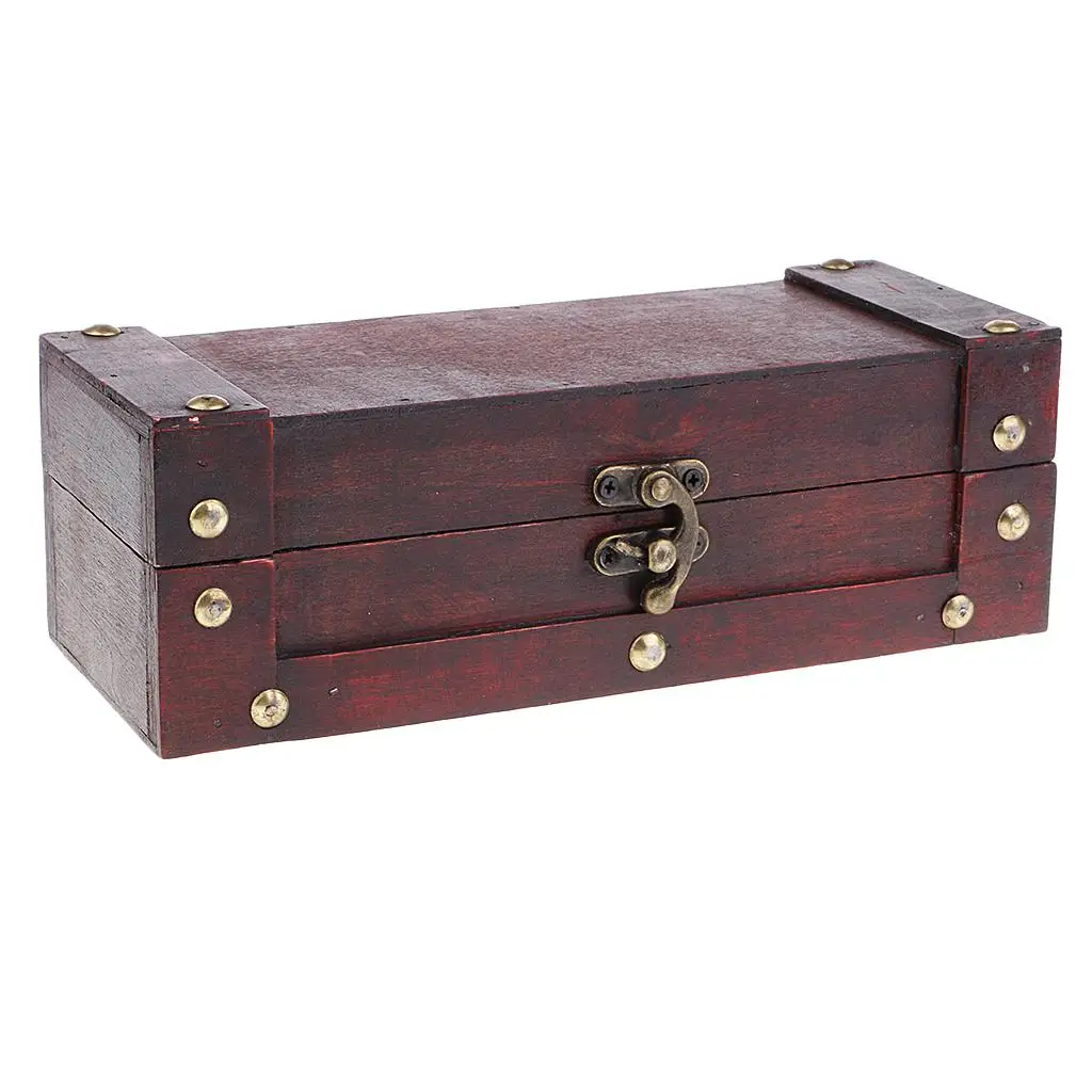 European Vintage  Wooden Jewelry Hairpin Box Handcraft Collection