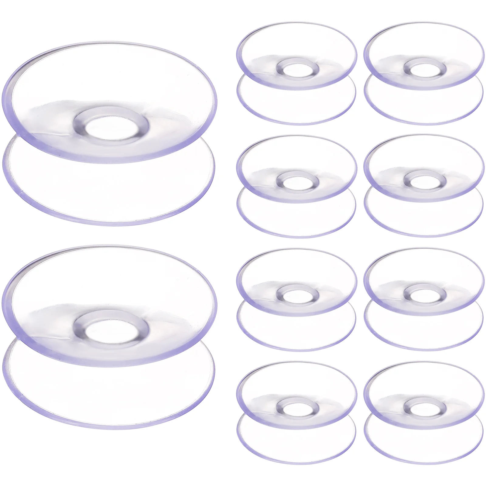 10 Pcs Suction Cups with Threaded Studs Bell Shaped 30mm Suckers Heavy Duty Clothes Rack