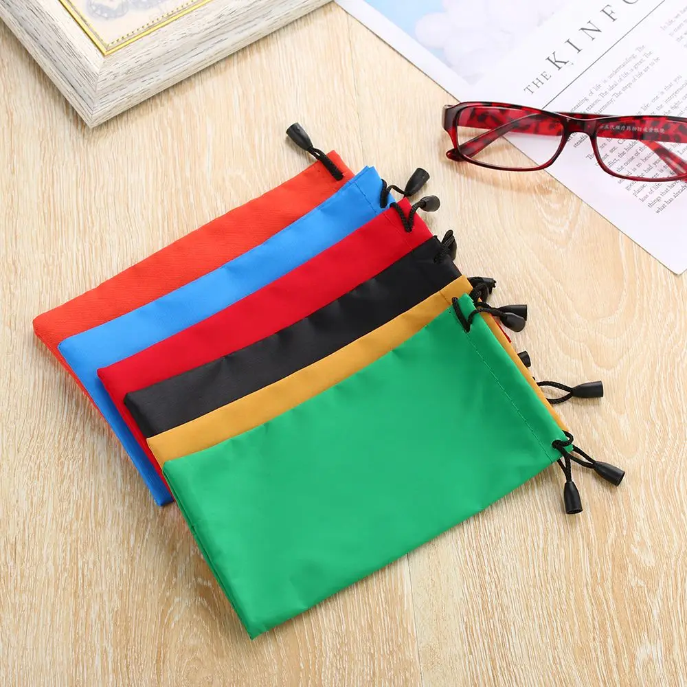 10PCS 5 PCS Cloth Bag Motorcycle Waterproof Glasses Cases Optical Sunglasses Bag