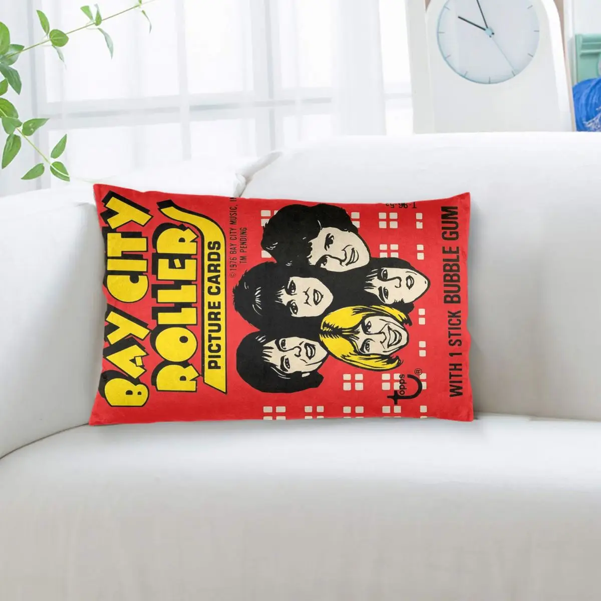 Bay City Rollers Music Band Rectangle Pillowcase Cushion Cover Decor Bedroom Bed Home Comfort Throw Pillow