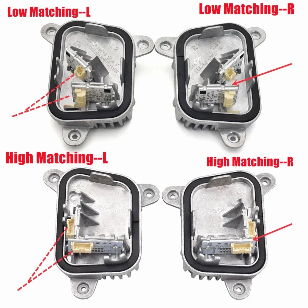 Branco novo 63117470425 63117470426 led farol drl módulo de luz diurna luz led oe #   Para BMW Série 3 F34 GT 2017