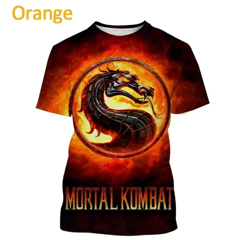 Mortal Kombat SUB-ZERO Grphic T Shirt for Men Clothing 3D MK Print T-shirt y2k Tops Harajuku Fashion Kid Short Sleeve Tee Shirts