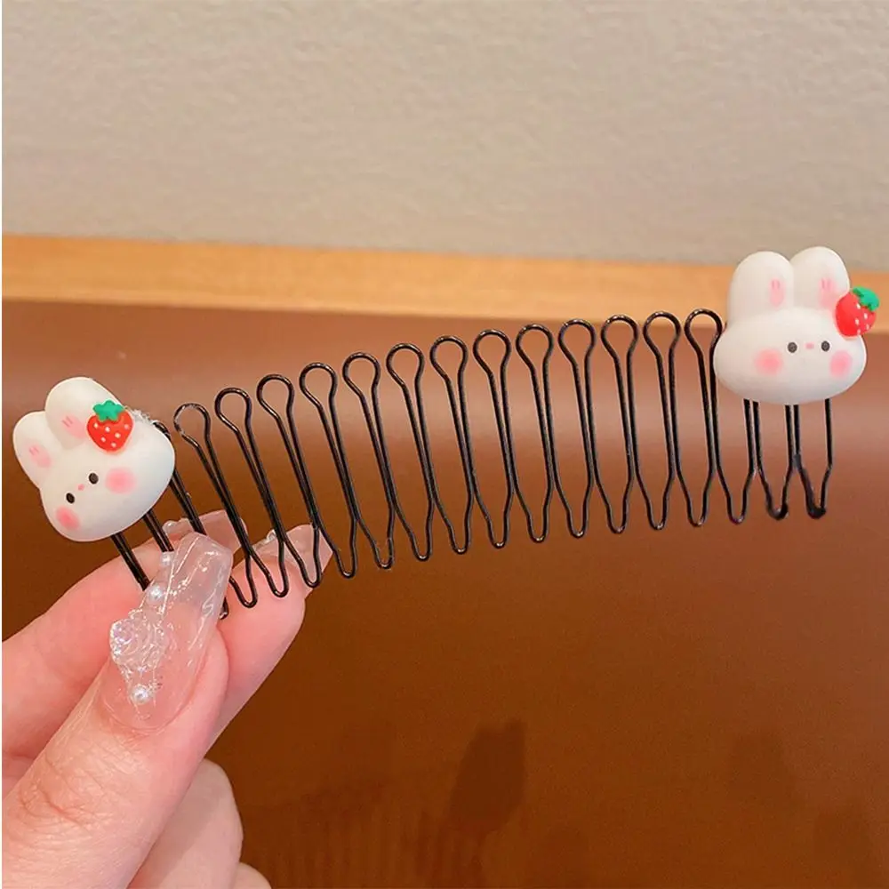 

Sweet Spring U Shape Hair Styling Comb Fixed Combs Teeth Invisible Extra Hair Holder Hair Wear Rainbow Headwear
