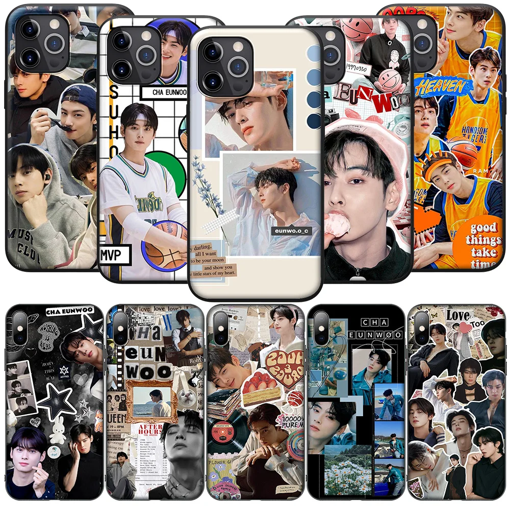 Phone Case for iPhone 12 11 X XS XR Pro Max 6 6s Plus SE New Cover  TW51 cha EunWoo Lee Dong min K POP