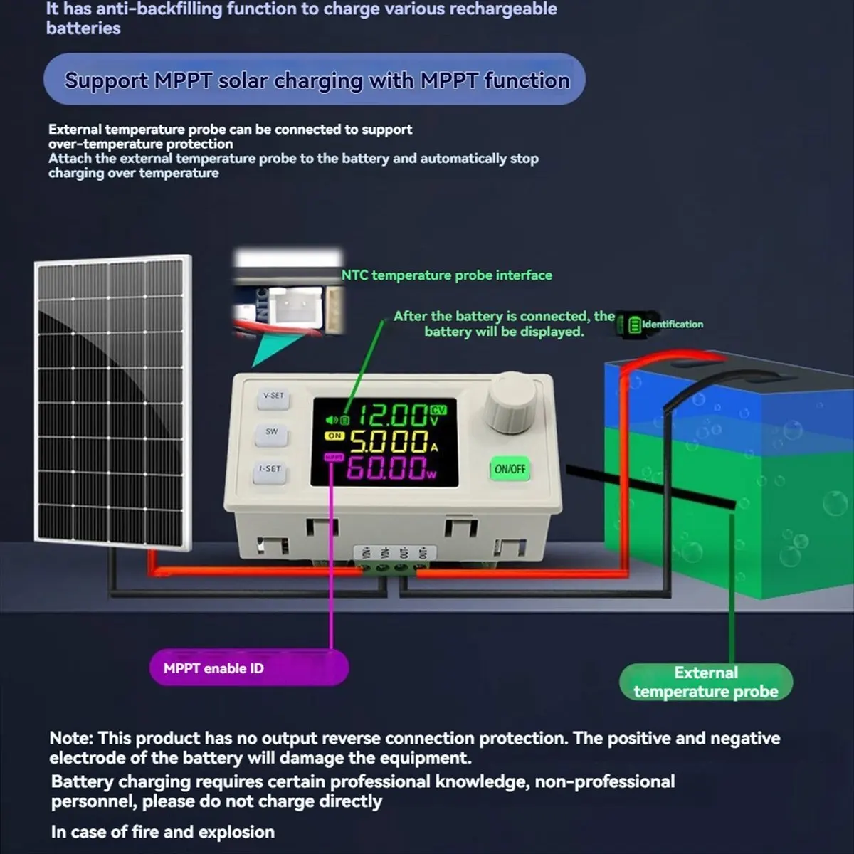 【Power Supply】 SK150X Finished Adjustable Voltage Regulated Power Supply 150W Constant Voltage Constant Current Solar Charging M