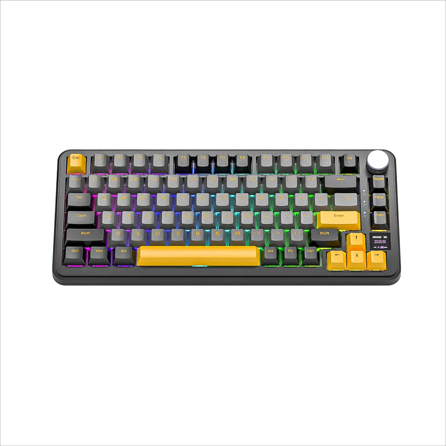 Attack Shark X85 PRO Smart Colour Screen Mechanical Keyboard RGB Backlight  with  DisplayFull-key Hot Plug Swap