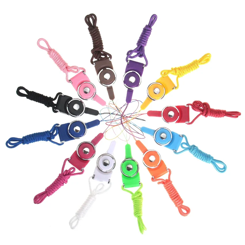 100PCS/Lot Multi-function Mobile Phone Straps Detachable Neck Strap Lanyard Rope For iPhone XS Max Lanyard Phone Decoration