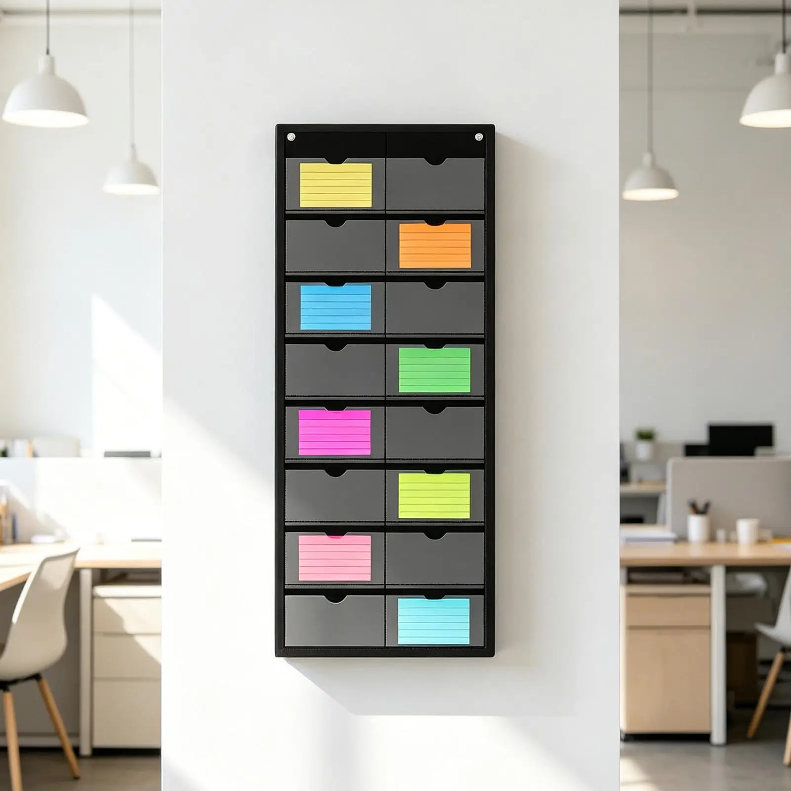 Business Card Wall Holder 7.6x12.7cm Photocard Storage Index Card Holder Sleeve For Teachers Collectors Educators Classroom