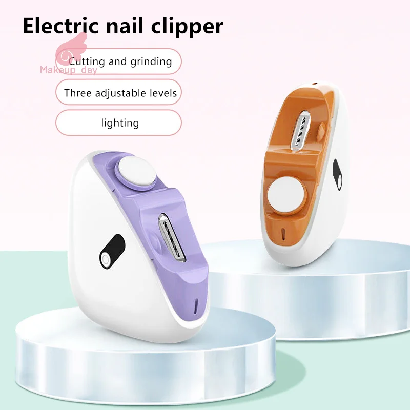 

Automatic Nail Clippers Trimmer Electric Nail Cutter Manicure Finger Toe Scissors Rechargeable Nail Scissors For Adult Baby