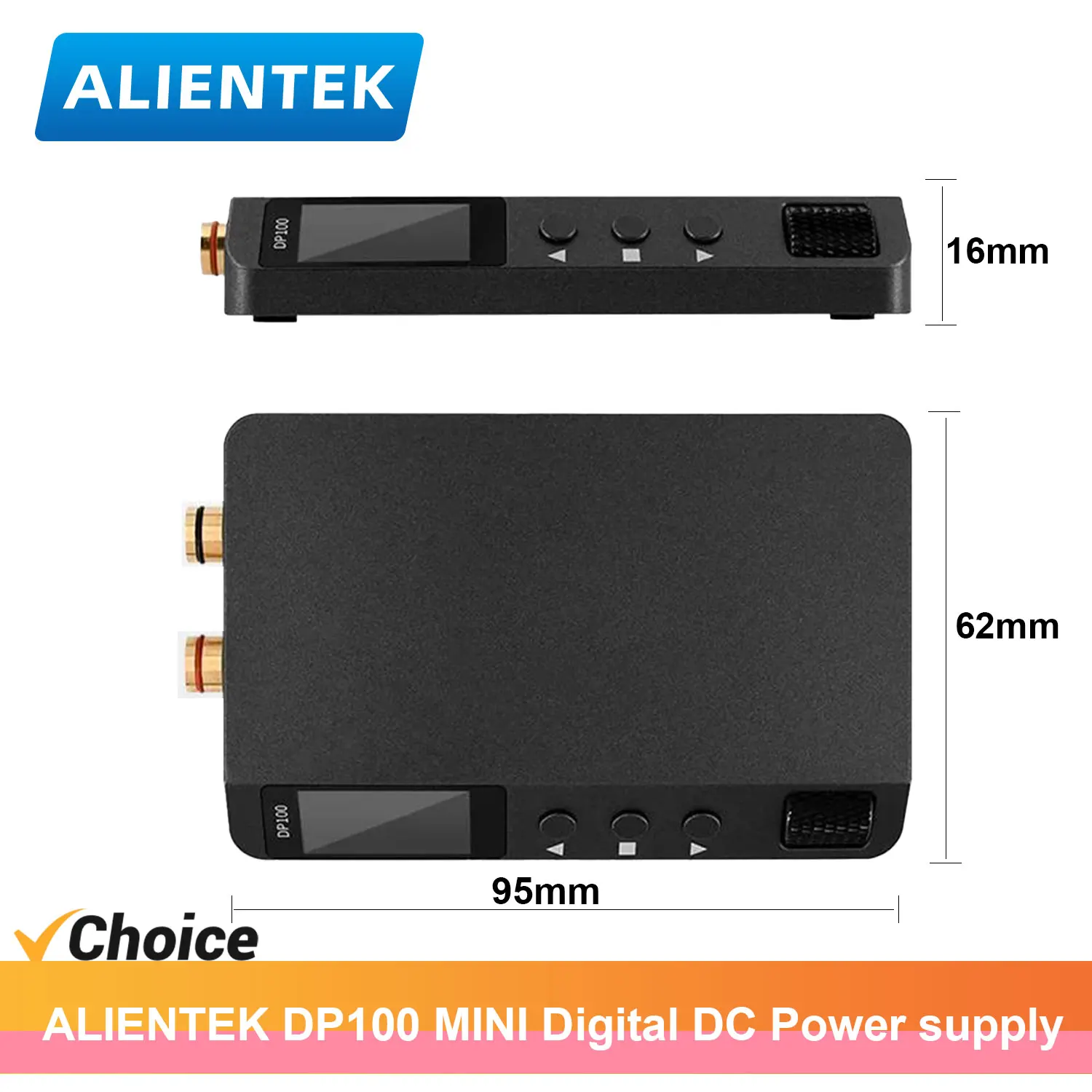 

ALIENTEK DP100 Источник питания постоянного тока Регулируемый 30 В 5 А Лабораторный настольный источник питания Портативный регулятор Импульсный цифровой источник питания