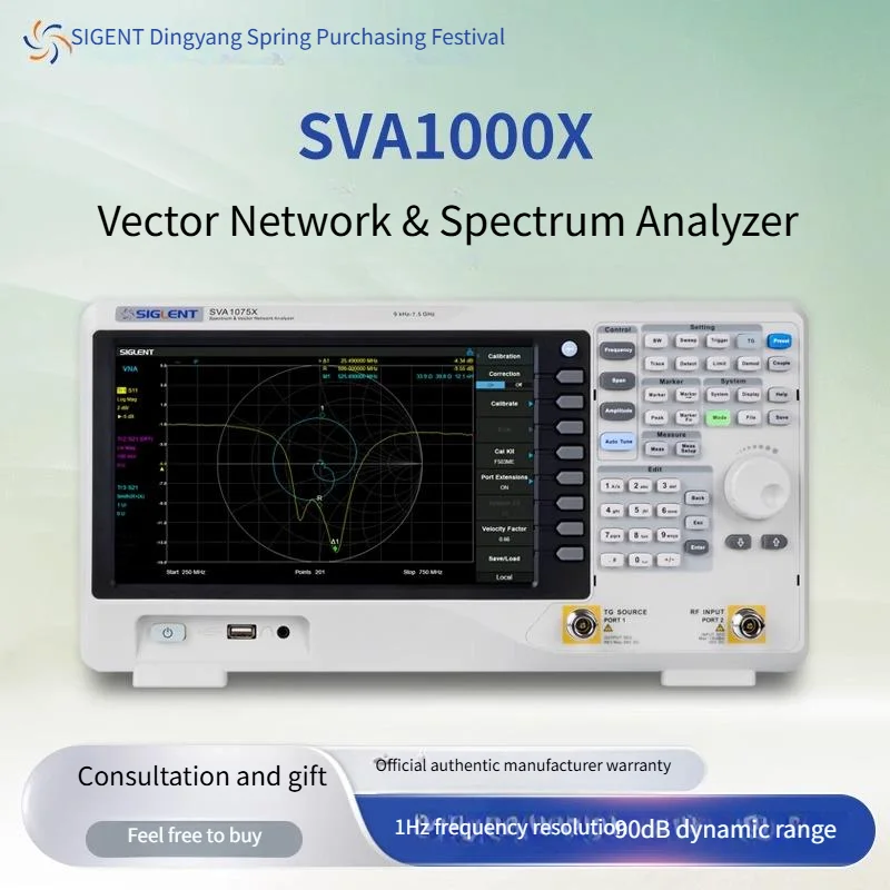 Siglent Electronic Sva1015X Series 9K-1.5/3.2/7.5 جيجا هرتز الطيف متر ناقلات شبكة محلل أدوات قياس LCD الراقية #1