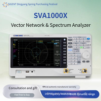 Siglent Electronic Sva1015X Series 9K-1.5/3.2/7.5GHz Spectrum Meter Vector Network Analyzer High-End LCD Measuring Instruments