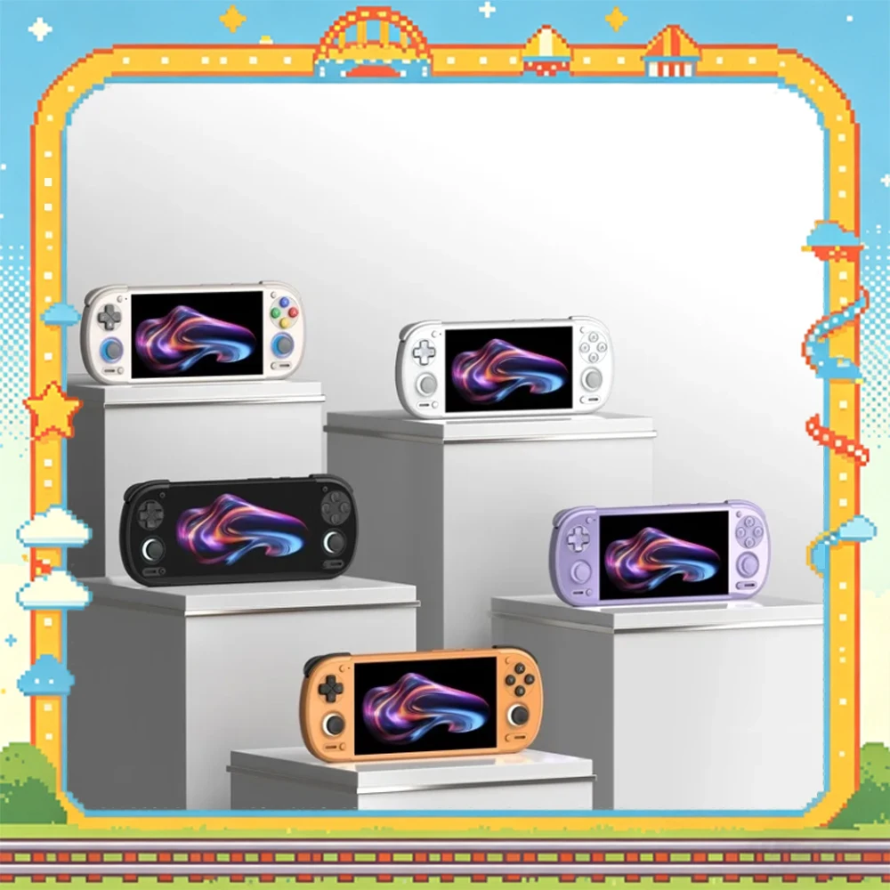 Retroid Pocket 6 RP6 Android Game Console 5.5Inch 1080P 120Hz AMOLED Screen 6000mAh Hall-Effect Trigger 8GEN2 Handheld Consoles