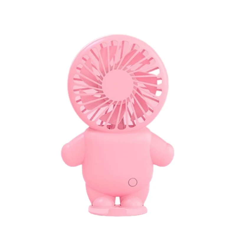 M2EE-Mini ventilador portátil Spaceman, aire acondicionado recargable por USB, 1200mAh