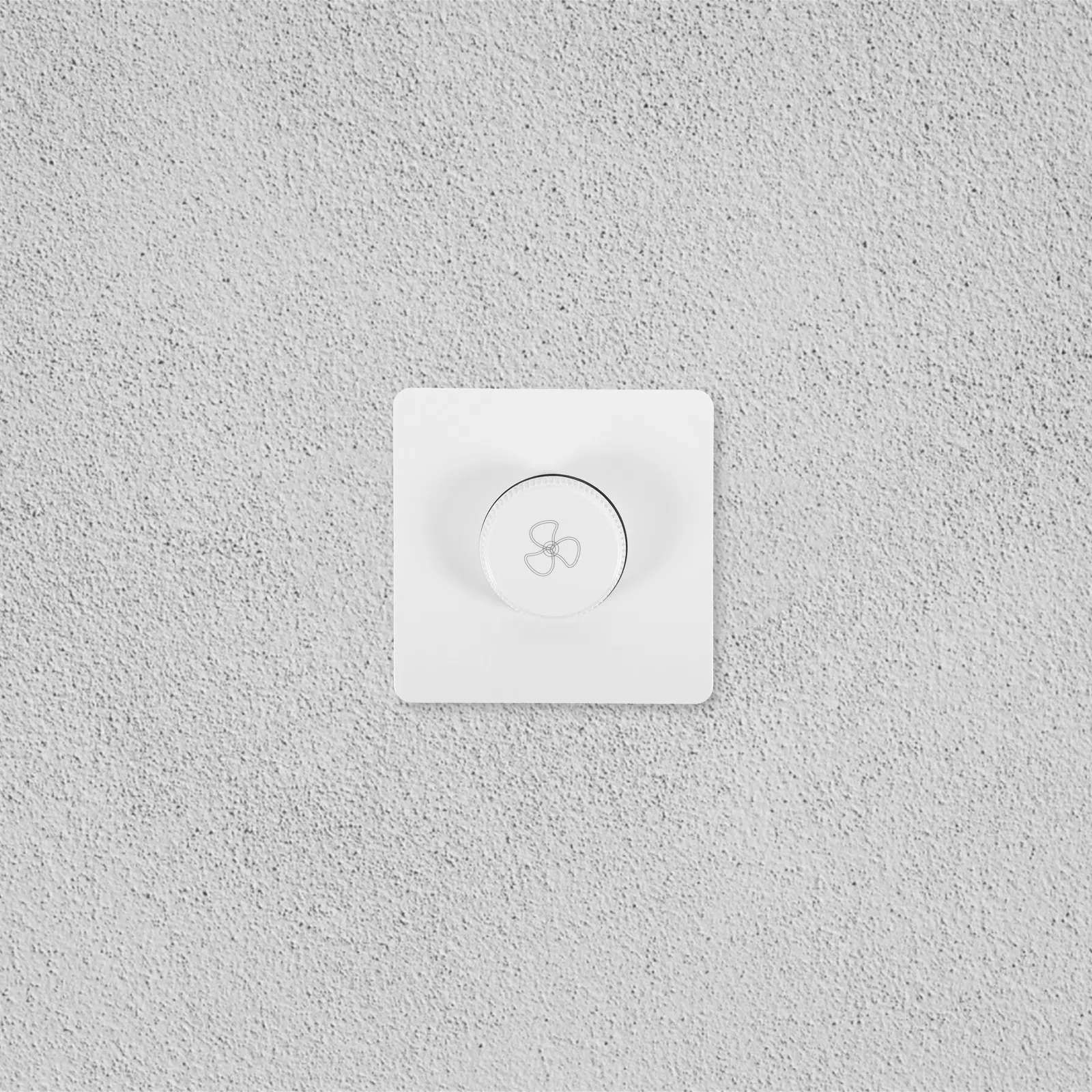 2Pcs Fan Smart Control Switch Plastic Flame Retardant Wall Mount Adjustable Speed Ceiling Fan Controller for Home Office Hotel
