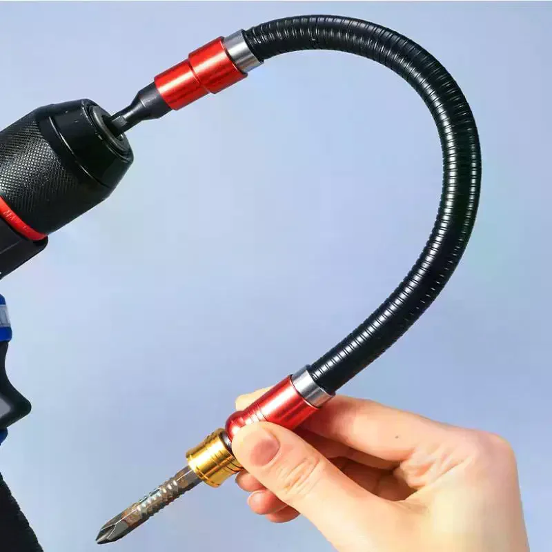 

Drill Bit Extension Screwdriver Bit Holders Bendable Elastic Drill Bit Extension Shaft Bits Magnetic Hex Soft Shaft Bar