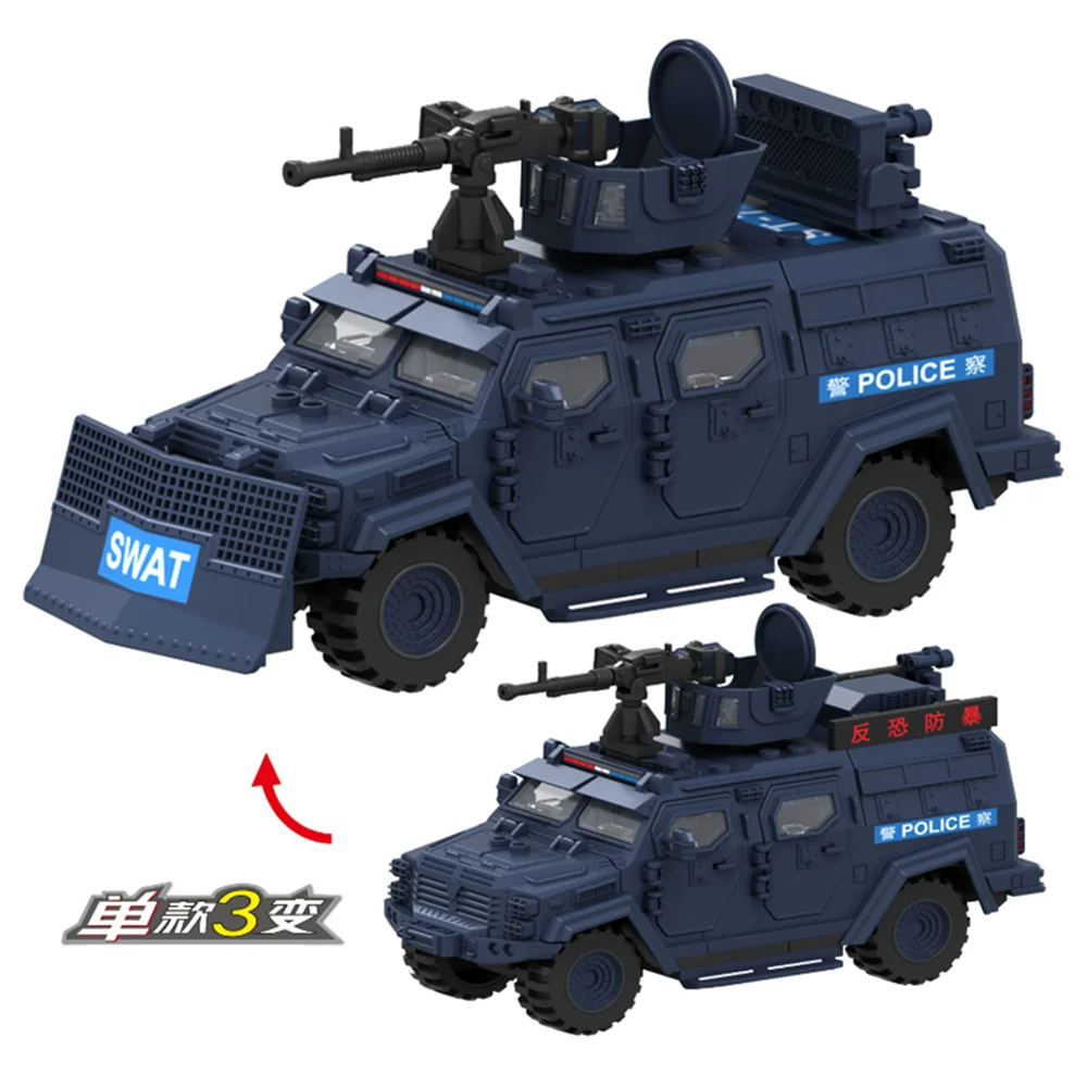 

WW2 Military Army Soldiers World War 2 SWAT Police Armored Vehicle Building Blocks Bricks Children's DIY Toys Christmas Gift