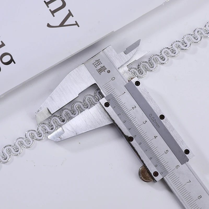 新しい 5 メートル/16.4 フィートあたりパック高品質該当するウエディングドレスイブニングドレス DIY 工芸品レース生地 S 字型レース