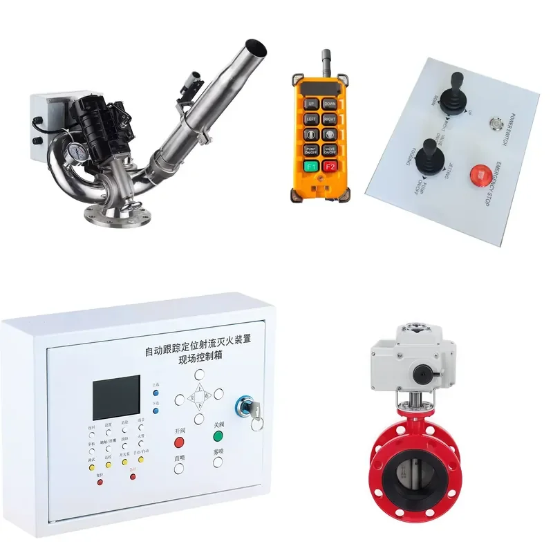 2026 ANSI Firefighting Water Cannon Large Flow Rate Intelligent Fire Extinguishing Device Electrically Controlled