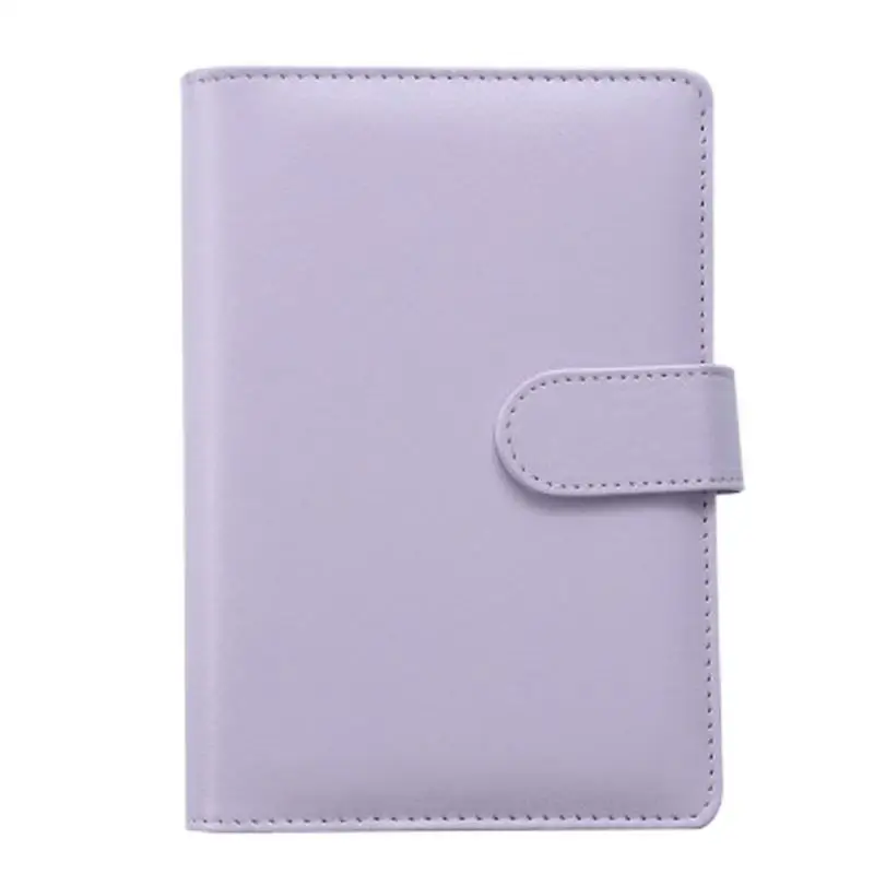 2023 A6 예산 바인더 플래너 12 조각 현금 봉투 다채로운 PU 가죽 노트북 바인더 12 PCS A6 바인더 포켓